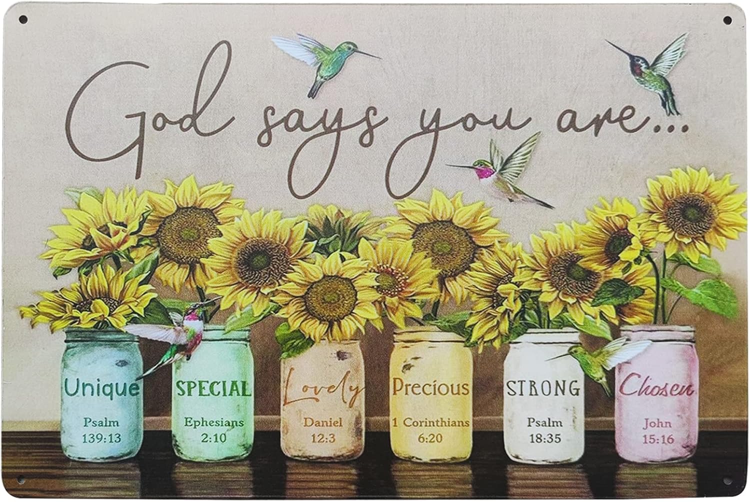 Home Bathroom Quotes - Inspirational Quote Sign God Says You