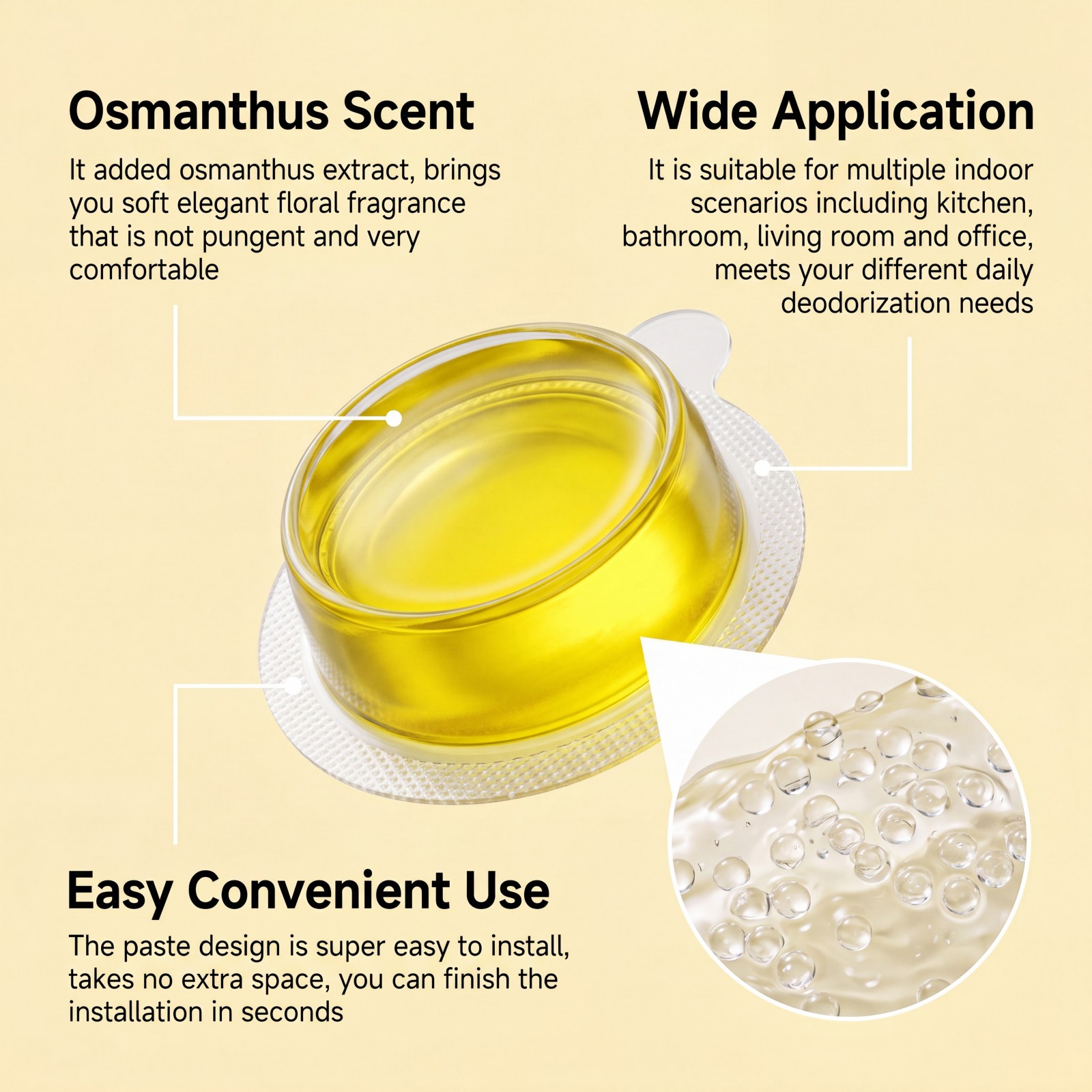 6x Osmanthus Trash Can Deodori - огляд і ціна Home Bathroom Freshener