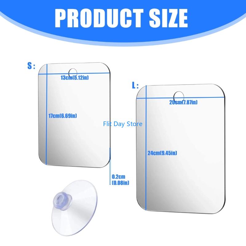 F92C Acrylic Shaving Mirror wi - огляд і ціна Shaving Mirror Suction