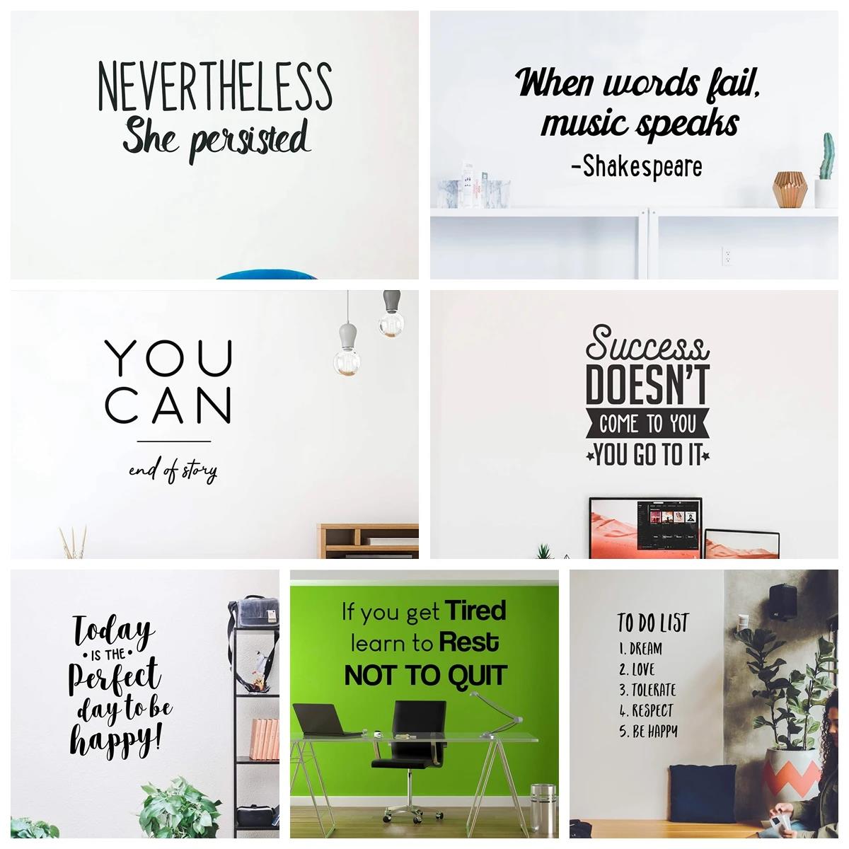 1pc Quotes Wall Sticker Self-a - огляд і ціна Home Bathroom Quotes