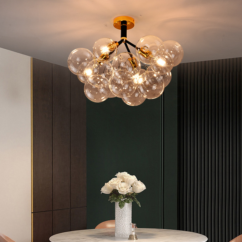 Modern Clear Bubble Ceiling li - огляд і ціна Home Hardware Bathroom Lighting