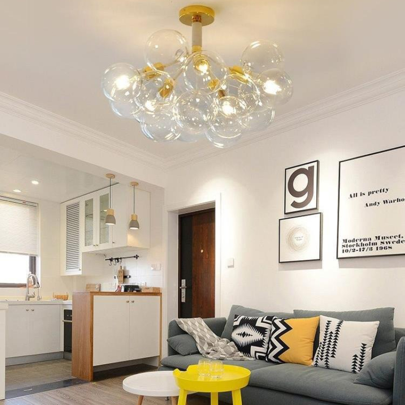 Modern Clear Bubble Ceiling li - огляд і ціна Home Hardware Bathroom Lighting