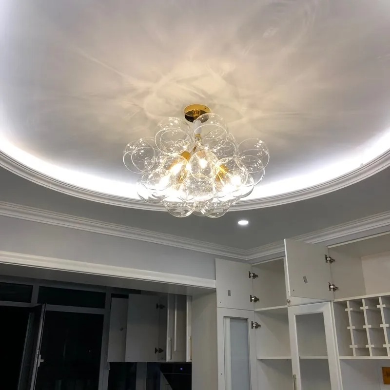 Modern Clear Bubble Ceiling li - огляд і ціна Home Hardware Bathroom Lighting