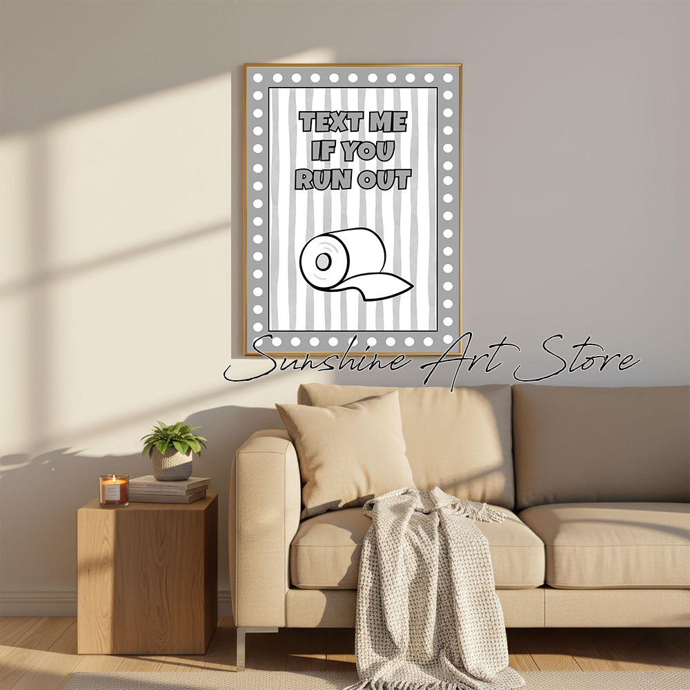 Funny Bathroom Wall Art Text M - огляд і ціна Home Bathroom Quotes