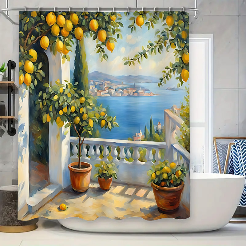 Mediterranean Lemon Garden Sho - огляд і ціна Home Decor Bathroom Ideas