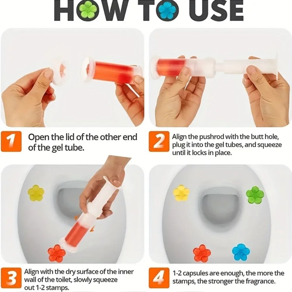 2024 Aroma Flower Toilet Clean - огляд і ціна Home Bathroom Freshener