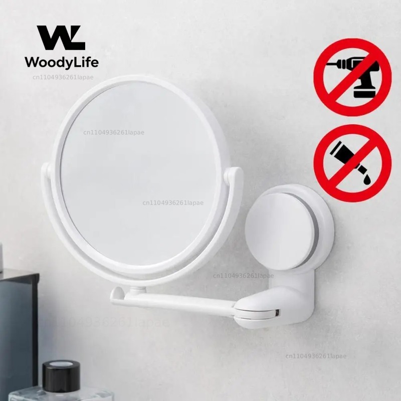 Rotating Plastic Folding Vacuu - огляд і ціна Shaving Mirror Suction