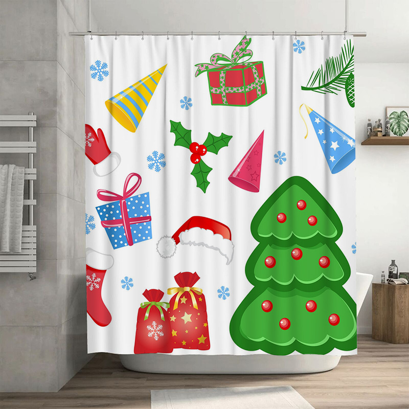 TU Shower Curtain Christmas Fo - огляд і ціна Home Decor Bathroom Ideas