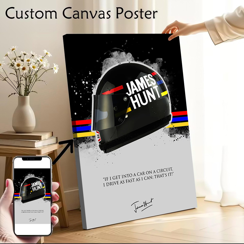 JAMES HUNT Quote Printed Canva - огляд і ціна Home Bathroom Quotes