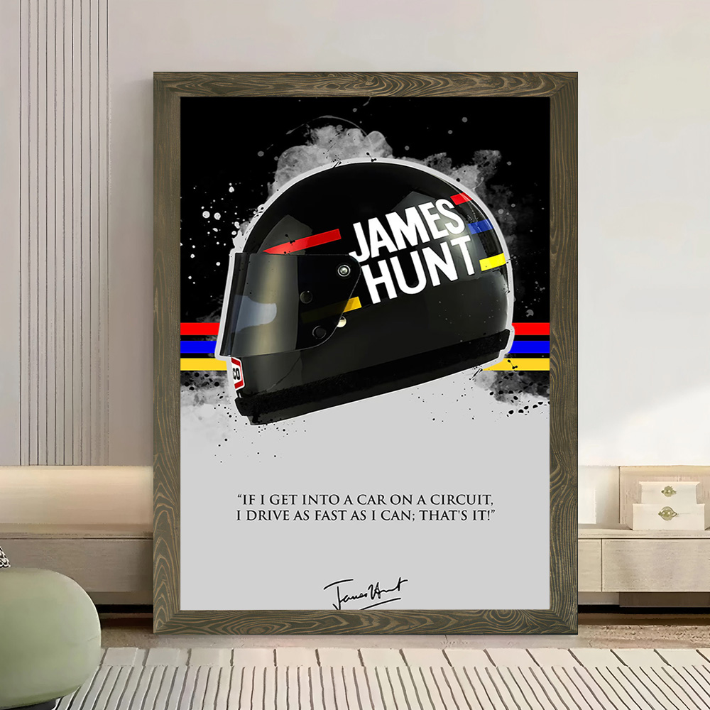 JAMES HUNT Quote Printed Canva - огляд і ціна Home Bathroom Quotes