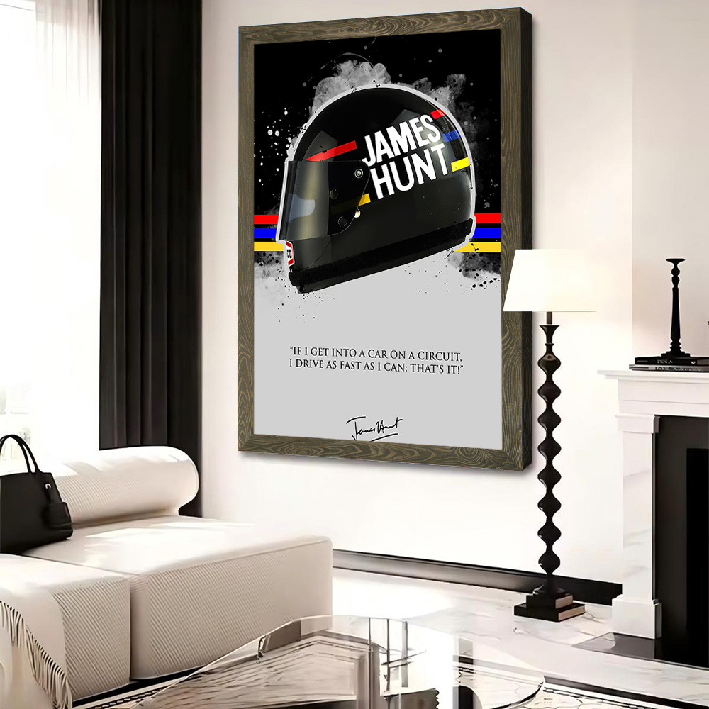 JAMES HUNT Quote Printed Canva - огляд і ціна Home Bathroom Quotes