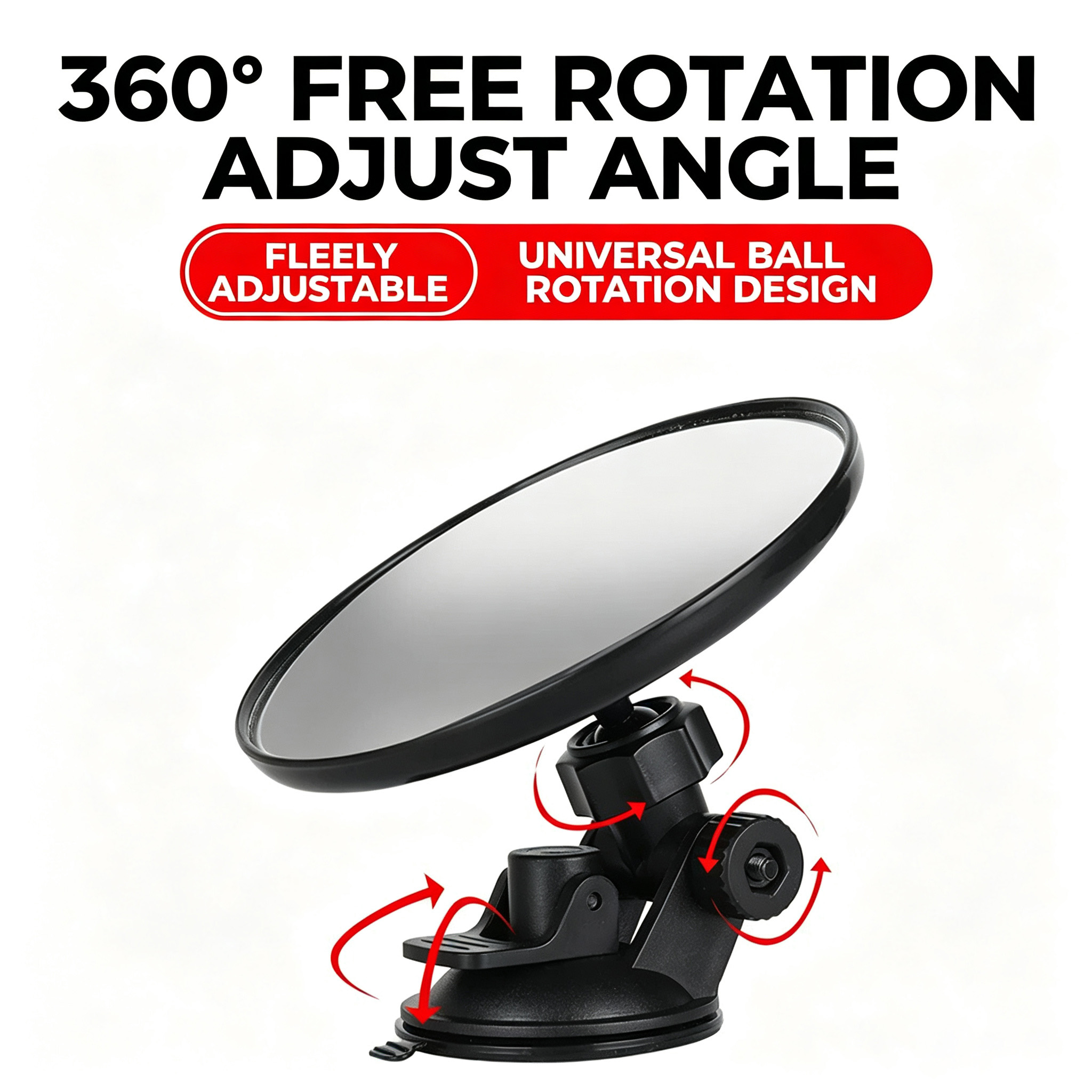 360 Degree Rotatable HD Blind  - огляд і ціна Shaving Mirror Suction