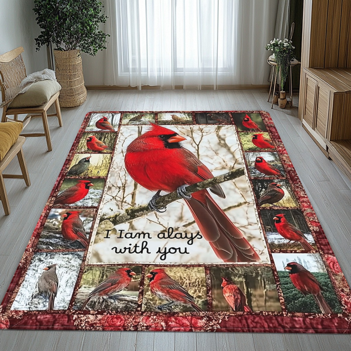 Rustic Cardinal Bird Print Are - огляд і ціна Home Bathroom Quotes