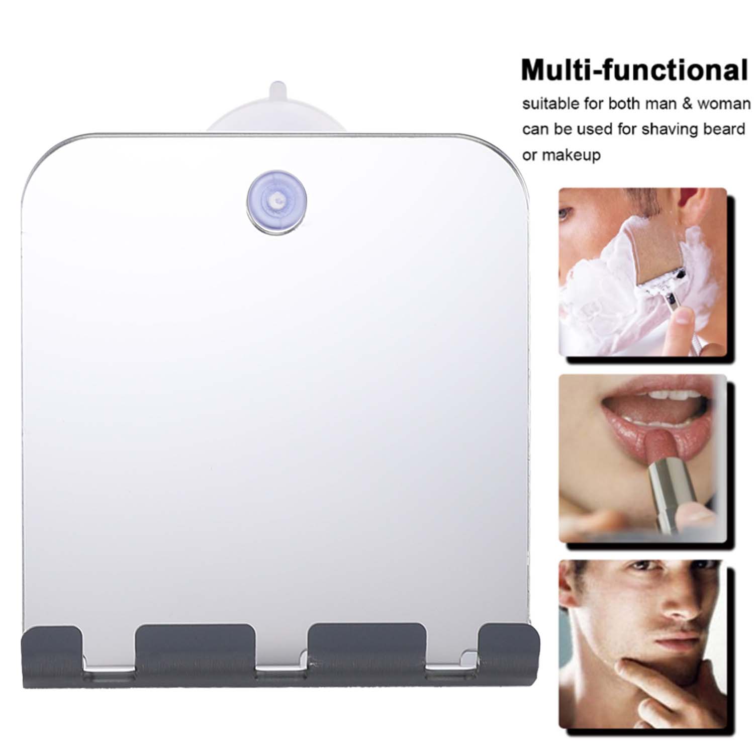 Unbreakable Fog Free Travel Mi - огляд і ціна Shaving Mirror Suction