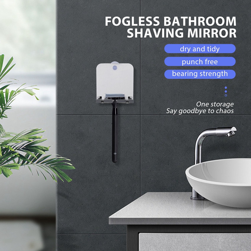 Unbreakable Fog Free Travel Mi - огляд і ціна Shaving Mirror Suction