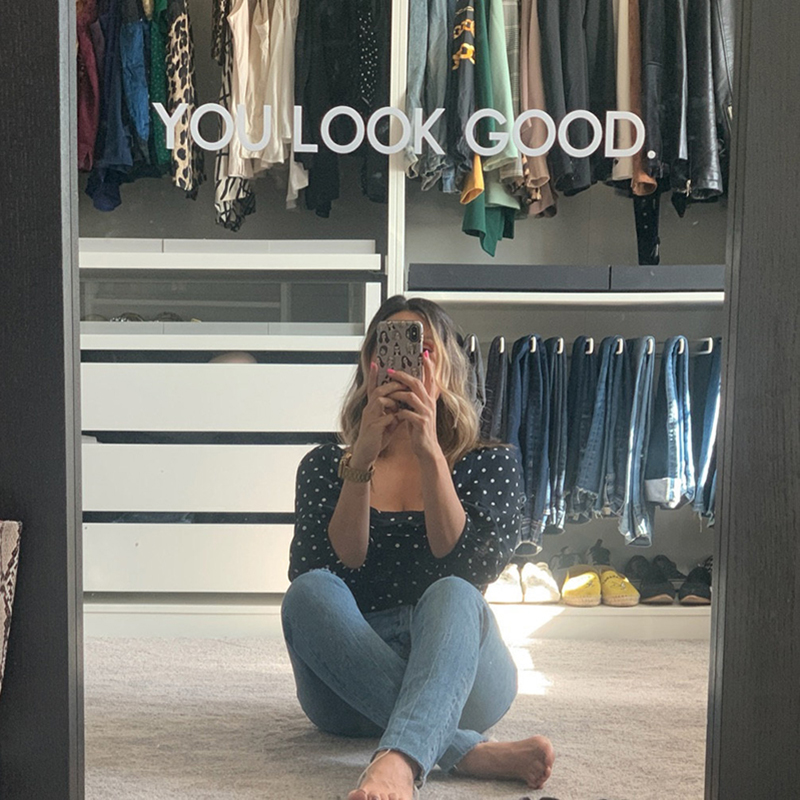 You Look Good Mirror Wall Stic - огляд і ціна Home Bathroom Quotes