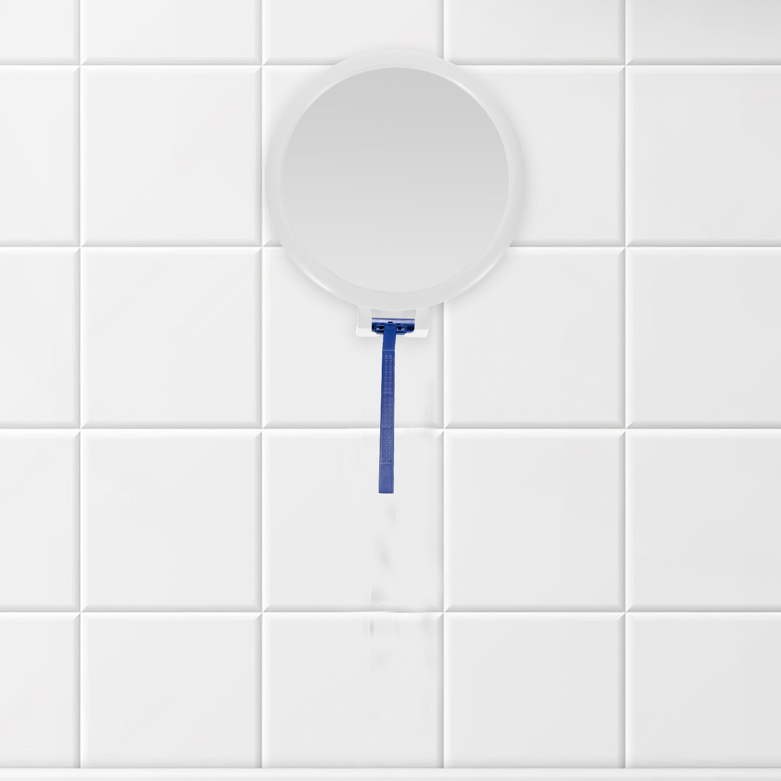 Round Fogless Shower Mirror Su - огляд і ціна Shaving Mirror Suction