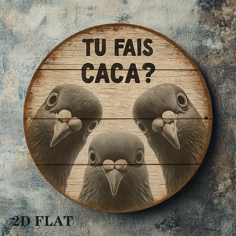 Funny Three Pigeons French Quo - огляд і ціна Home Bathroom Quotes