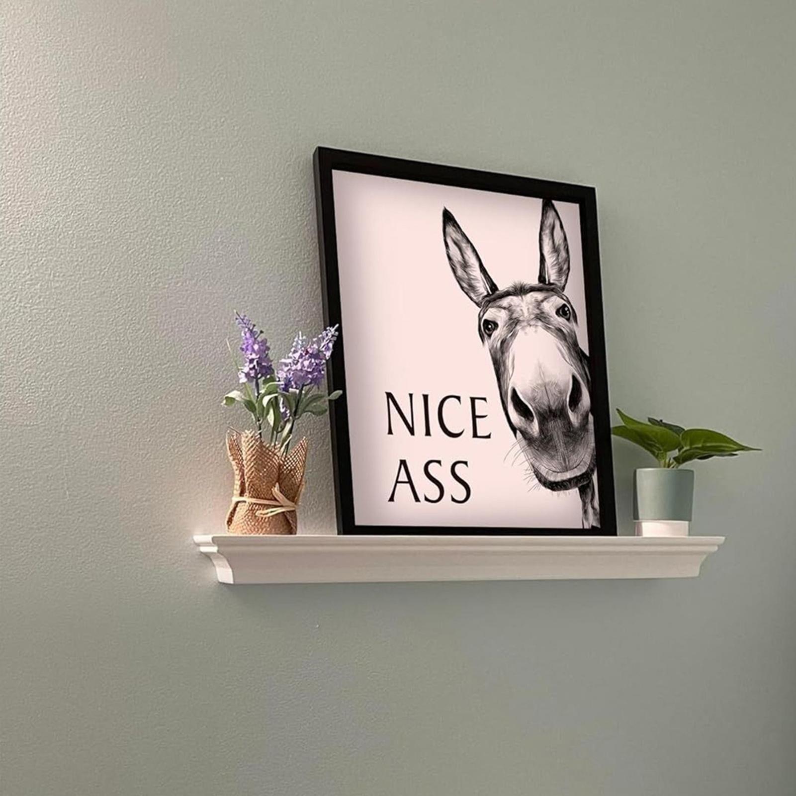 Abstract Funny Animals Donkeys - огляд і ціна Home Bathroom Quotes